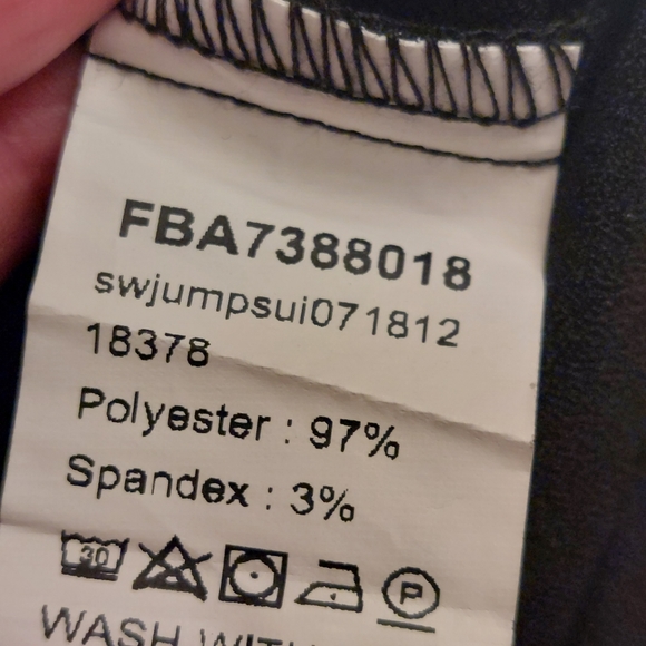 Sweatyrocks Floral Jumpsuit Pink Black Wide Leg V Neck Bell Sleeve Size S - Picture 10 of 12